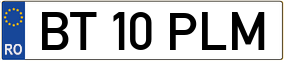 Truck License Plate